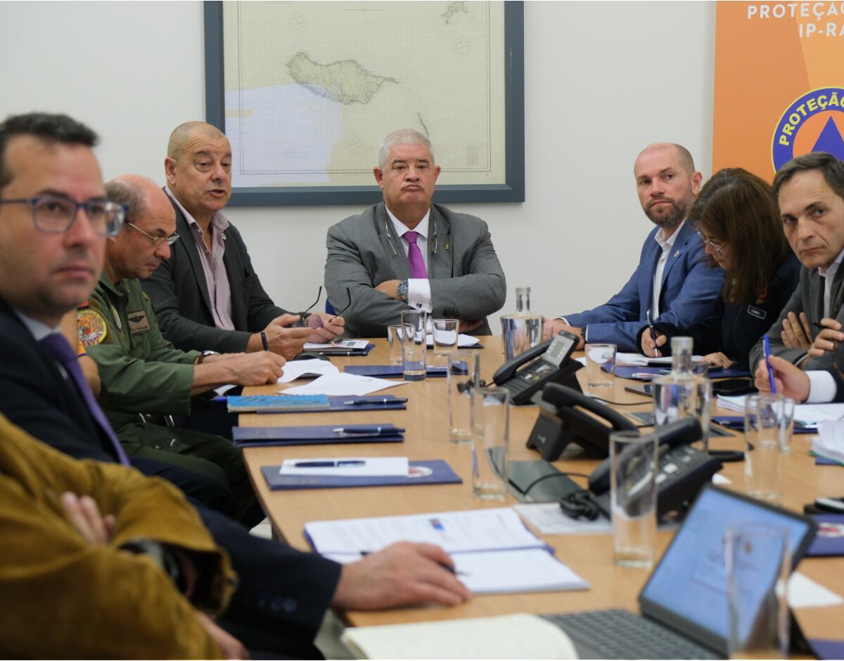 Comissão Regional de Proteção Civil reúne para emitir parecer sobre o processo de revisão do PREPC RAM