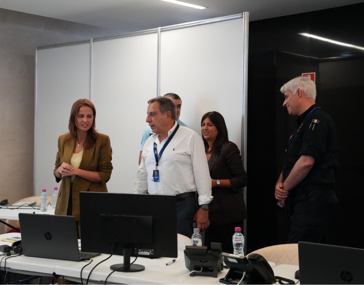 Micaela Fonseca de Freitas visita Posto de Comando Operacional do Rali da Madeira