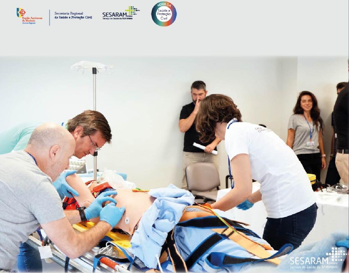 SESARAM promove curso sobre abordagem em equipa nas situações de trauma