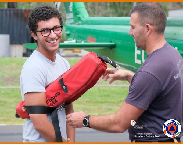 Proteção Civil recebeu os alunos do Curso Técnico Auxiliar de Saúde