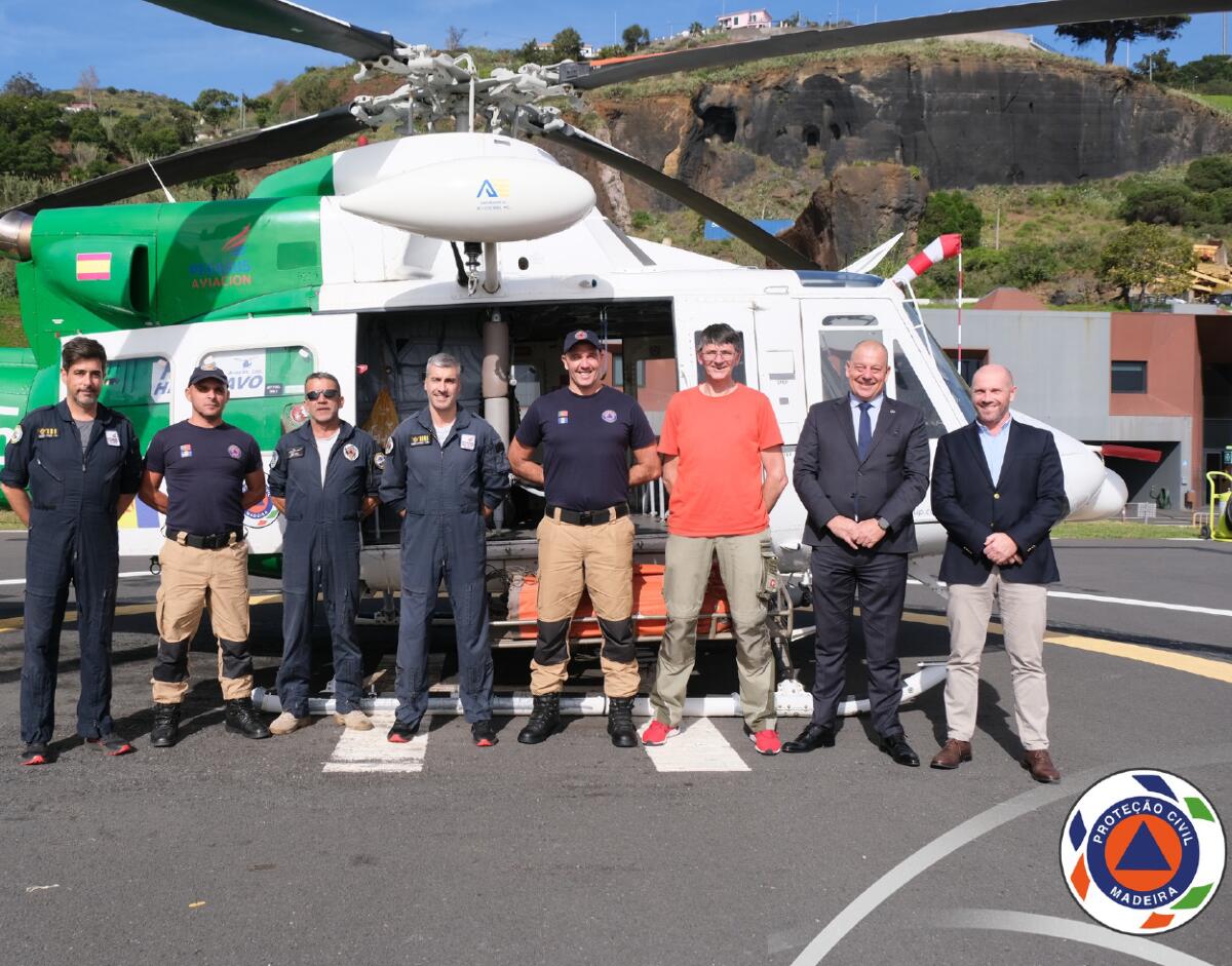 Faz hoje um ano que aconteceu o primeiro resgate com o meio aéreo