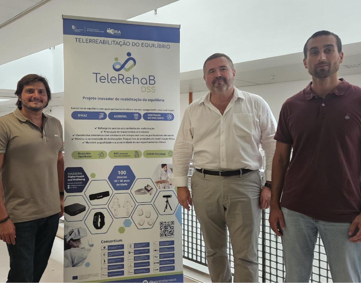 Decorrem avaliações para o projeto TeleRehaB DSS 