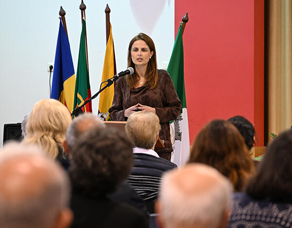 Micaela Fonseca de Freitas presente na comemoração dos 458 anos da freguesia do Monte