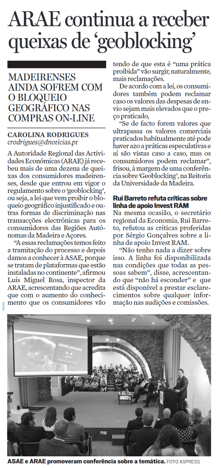 in Diário de Notícias da Madeira, edição de 13/05/2022
