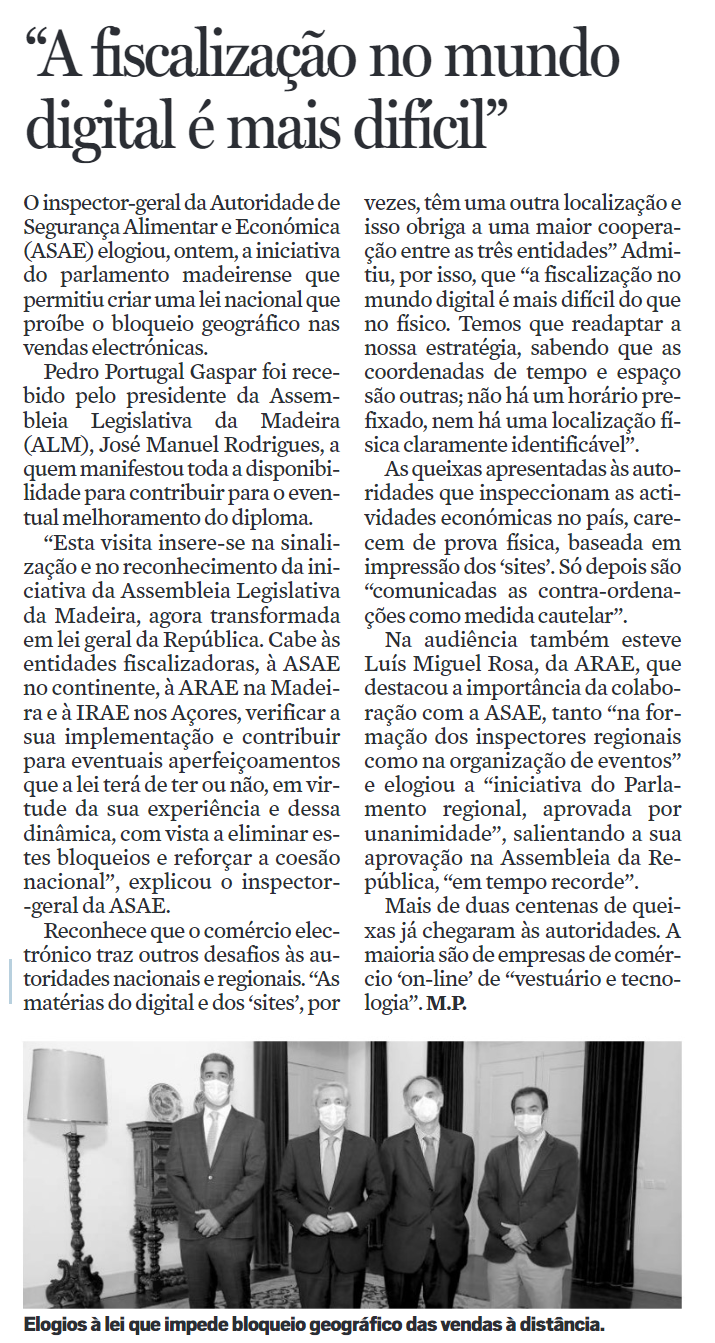 in Diário de Notícias da Madeira, edição de 13/05/2022