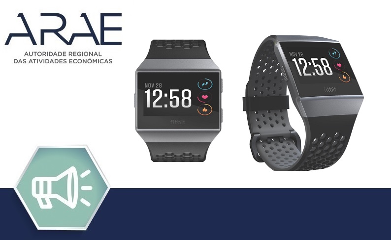 Alerta ARAE – Recolha Produto “Smartwatch Fitbit Ionic”