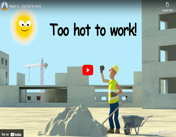 Napo em…demasiado quente para trabalhar 