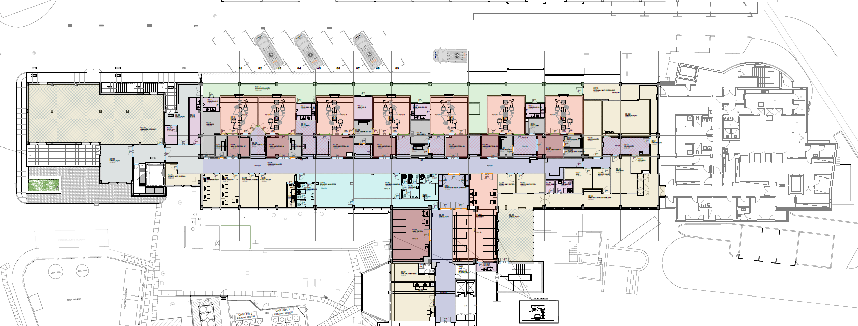 Bloco Operatório - Planta