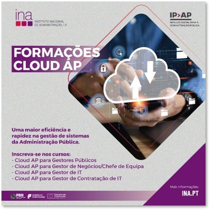 Divulgação| Programa de Formação Cloud AP - INA, I.P.