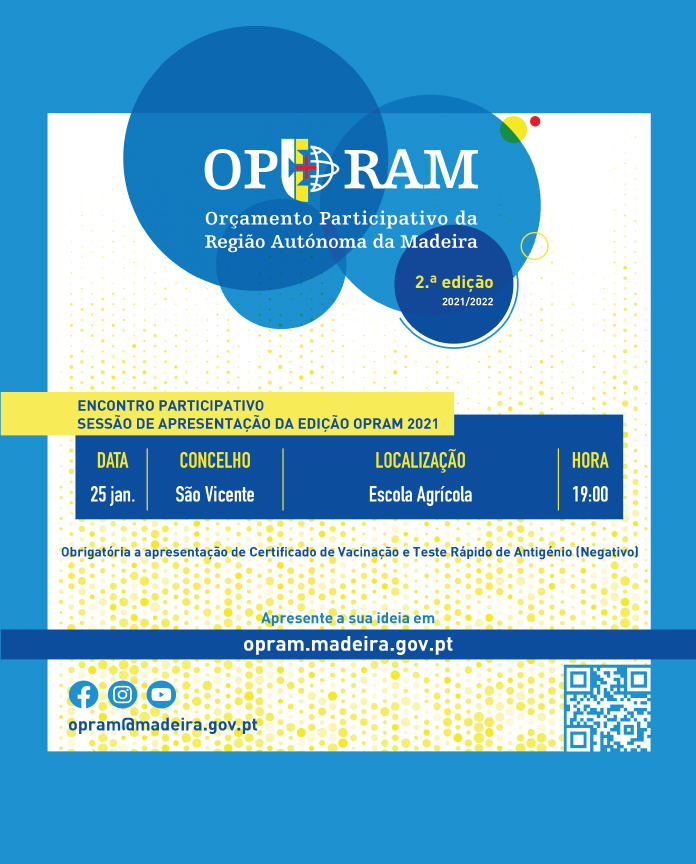 Sessão de Apresentação OPRAM 2021/22 - São Vicente