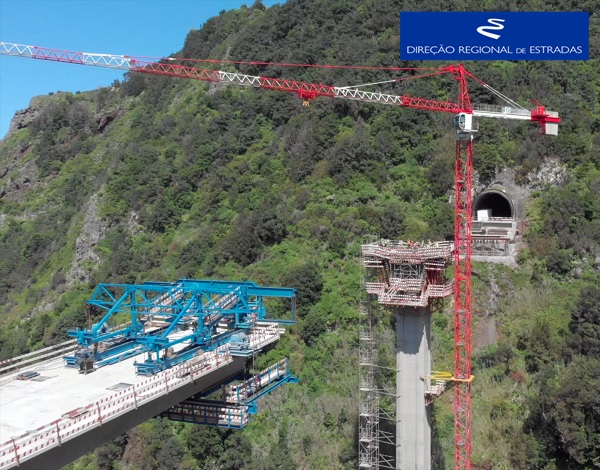 Empreitada de Construção da "Via Expresso Ribeira de São Jorge / Arco de São Jorge - 2.ª Fase" …evolução dos trabalhos - Abr/2022