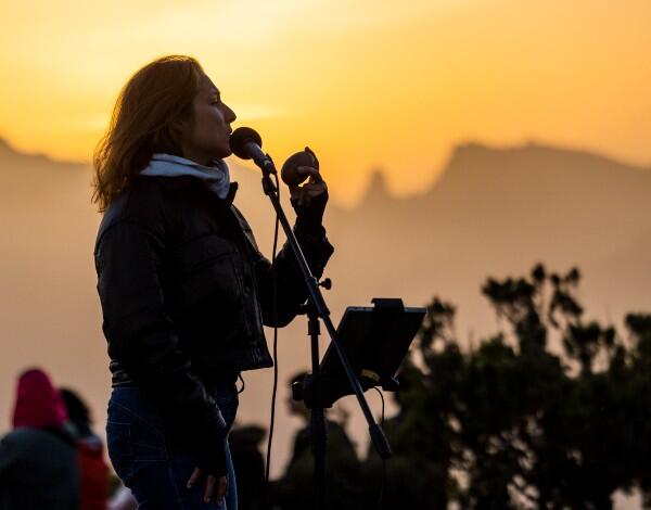 Nascer do Sol na Bica da Cana e concerto de Cristina Barbosa