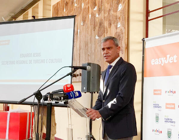 Eduardo Jesus releva importância da easyJet para a Madeira