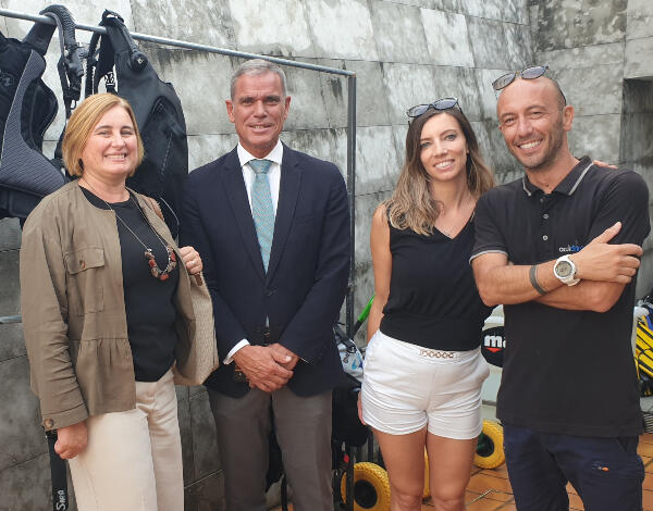 Eduardo Jesus elogia trabalho da empresa ‘Azul Diving Madeira’