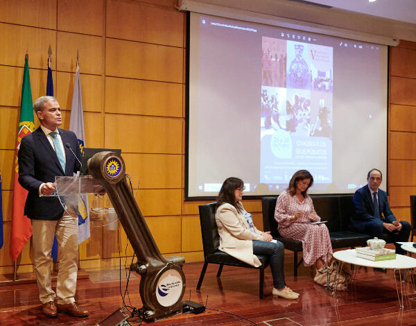 Eduardo Jesus na abertura do V Encontro de Boas Práticas Museológicas