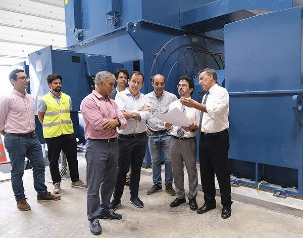 Pedro Rodrigues visita Compensador Síncrono no Caniçal