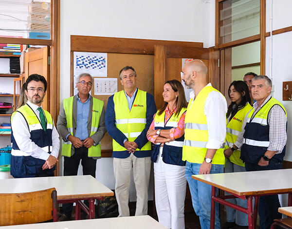 Trabalhos de eficiência energética na escola da Camacha concluídos em março de 2026 