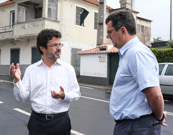 Secretário Regional visita intervenção realizada em Gaula