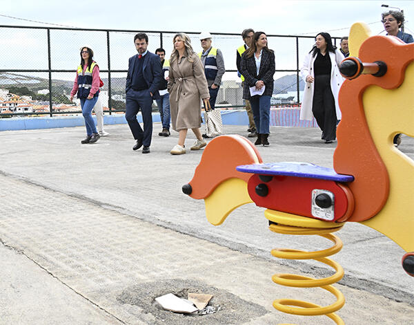 Pedro Rodrigues acompanha obras no Infantário “A Gaivota”