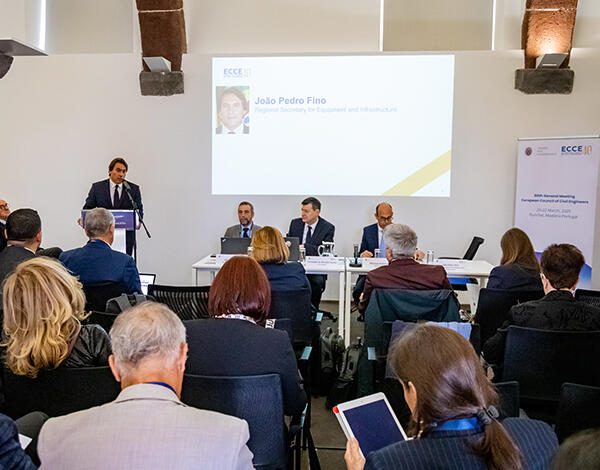 Abertura da 80ª Assembleia Geral da European Council of Civil Engineers (ECCE)