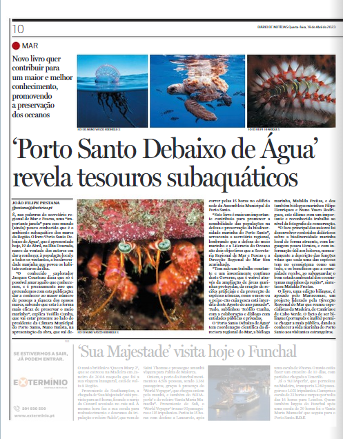 "Porto Santo Debaixo de Àgua" revela tesouros subaquáticos