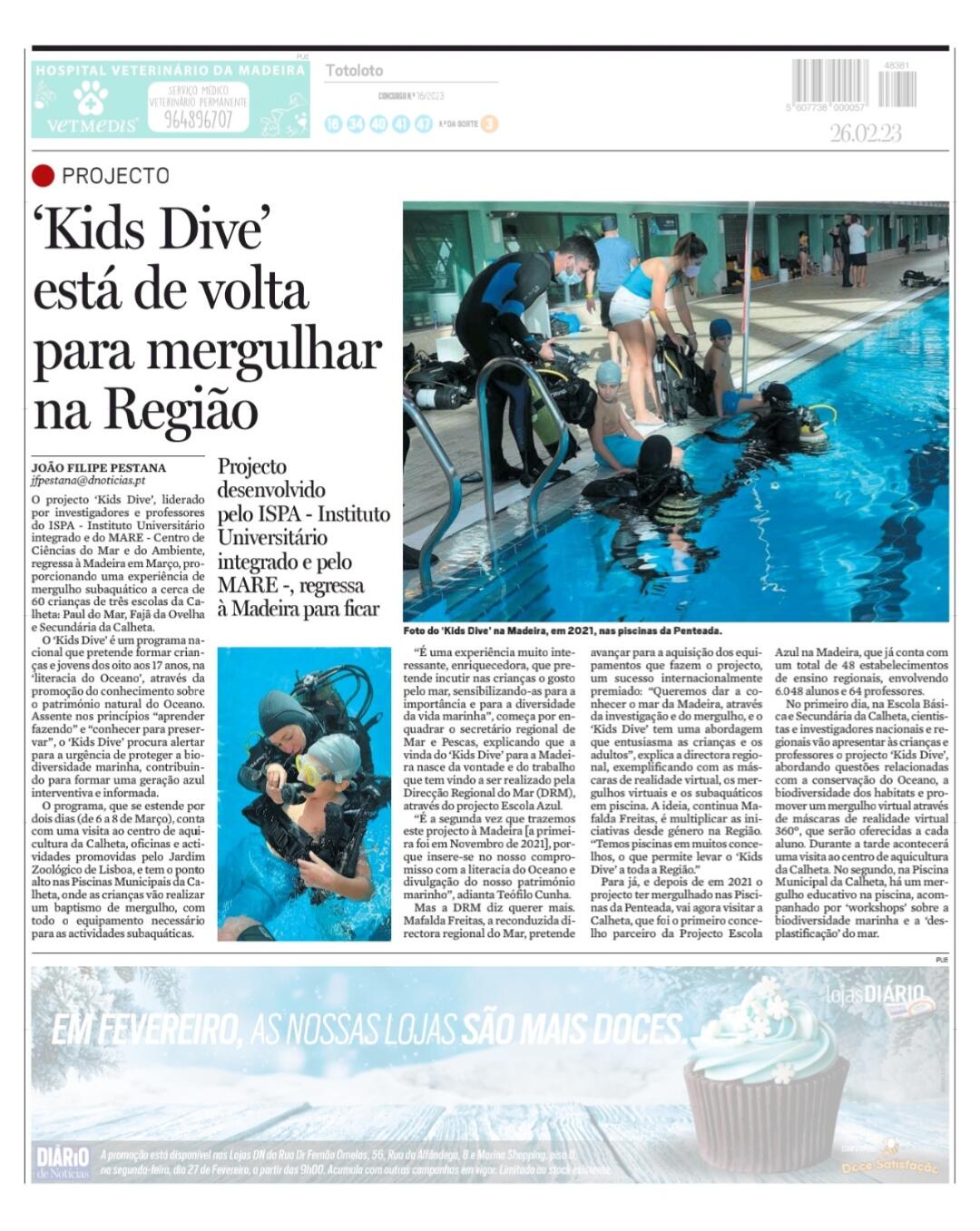 "Kids Dive" está de volta para mergulhar na Região
