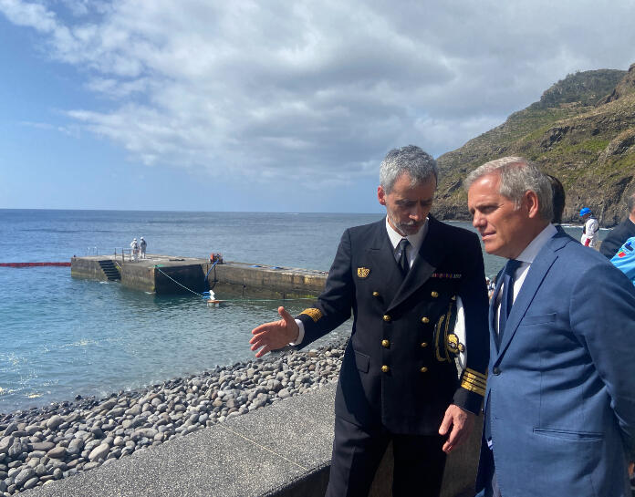 Teófilo Cunha destaca trabalho da Marinha na proteção do mar madeirense