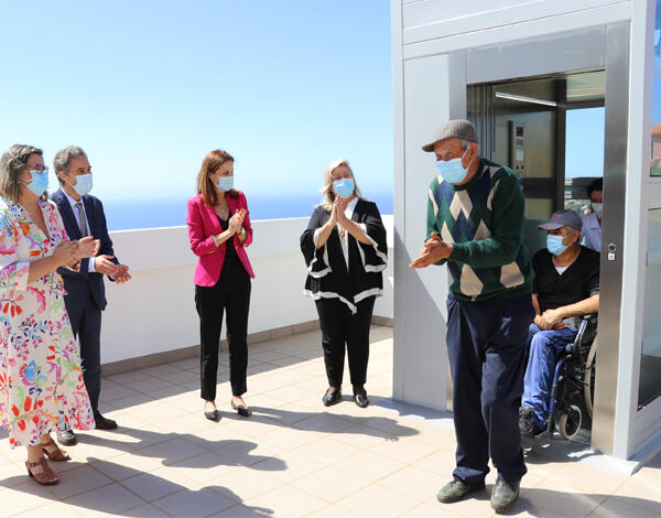 Rita Andrade inaugura plataforma elevatória no Lar Adventista Para Pessoas Idosas
