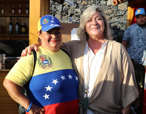Rita Andrade marca presença na grande Festa Luso-Venezuelana