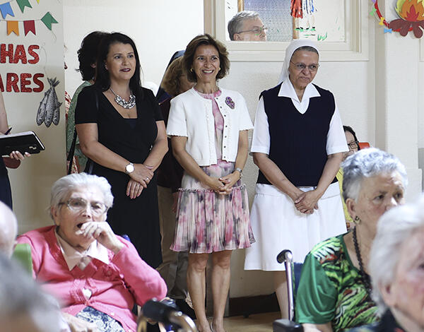 Margarido visitou Casa da Sagrada Família e Refúgio de São Vicente de Paulo, em Gaula