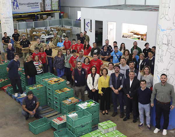 Paula Margarido destaca coesão social e solidariedade madeirense durante arranque da 26.ª campanha solidária do Banco Alimentar