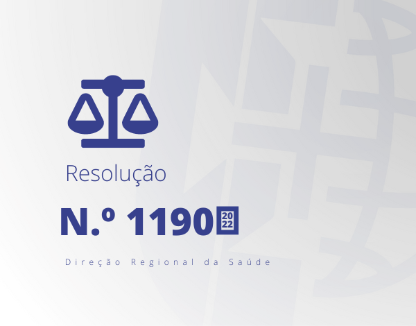 Resolução do Conselho do Governo Regional n.º 1190/2022