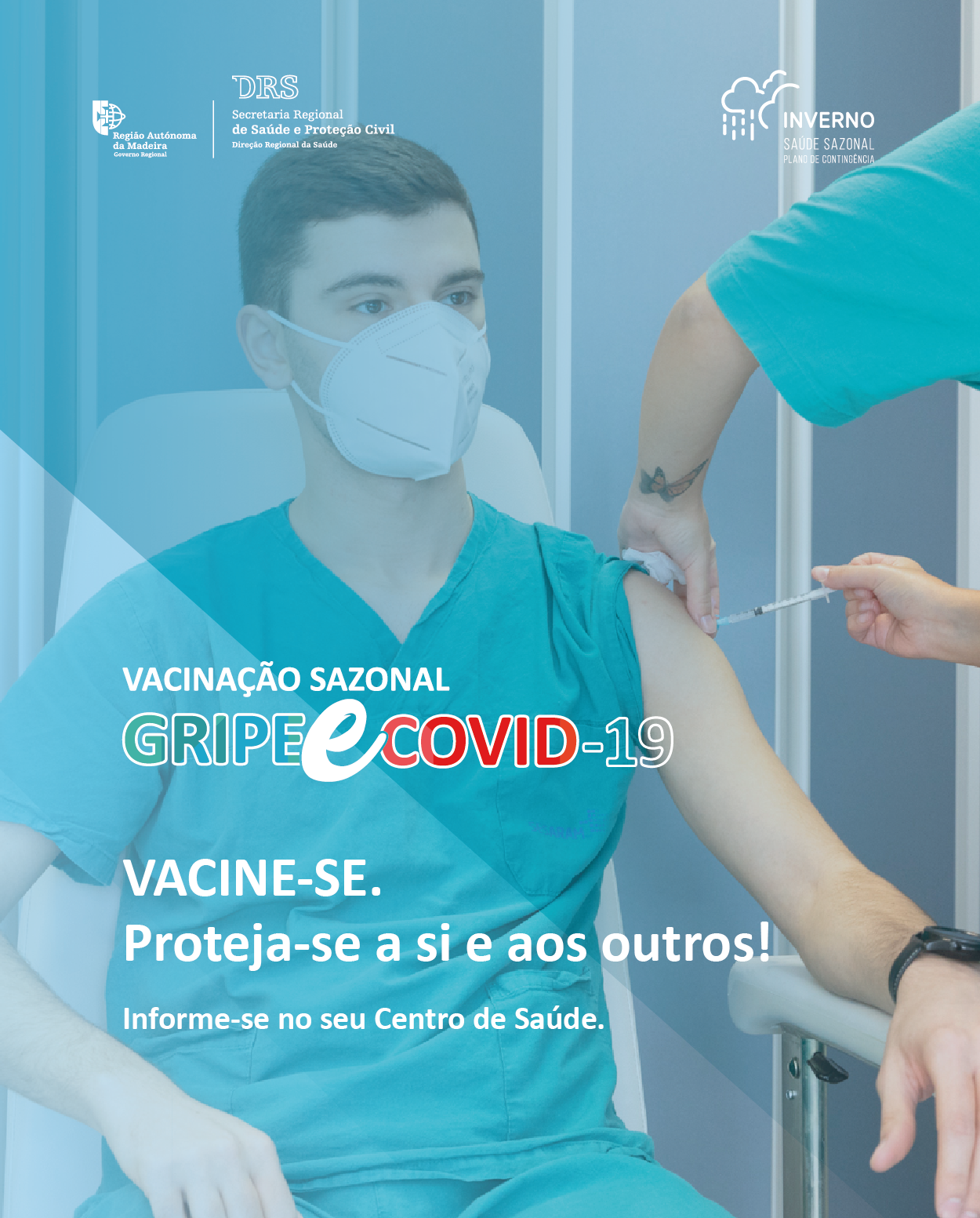 Campanha de Vacinação Sazonal: Gripe e COVID-19 - época 2022/23 (mupi_2)