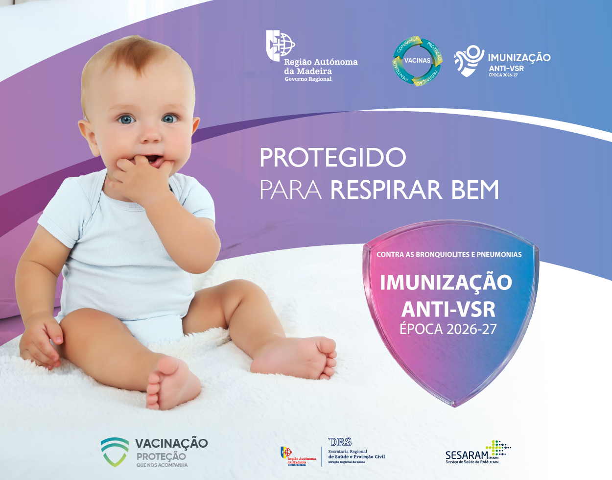 Imunização contra o VSR em idade pediátrica