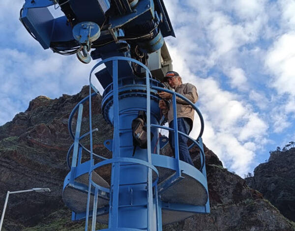 Guindaste do Paul já está a ser reparado