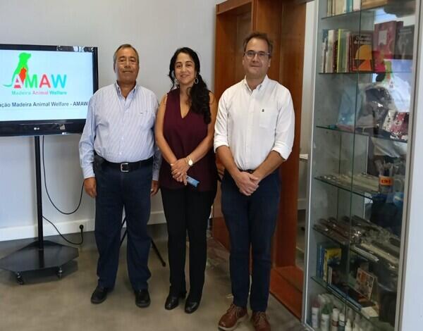 Rafaela Fernandes visitou Associação Madeira Animal Welfare