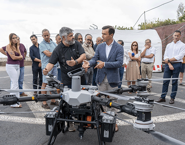 GESBA realiza testes pioneiros no transporte de banana por drones