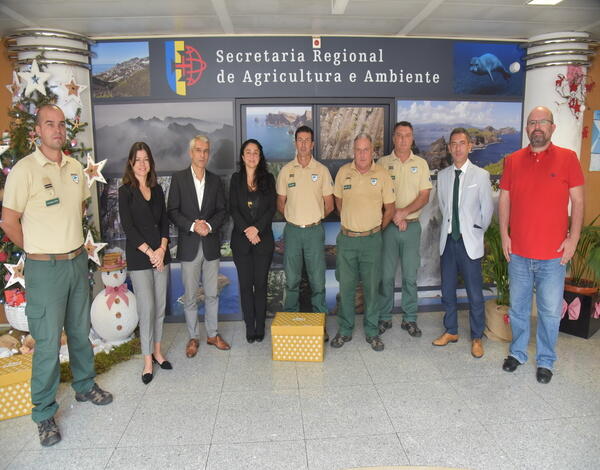 Vigilantes da Natureza presenteados com cabazes de Natal