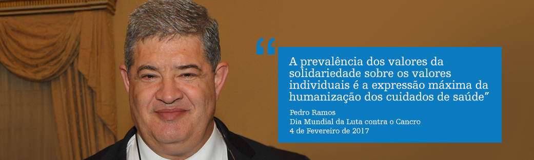 A prevalência dos valores da solidariedade sobre os valores individuais é a expressão máxima da humanização dos cuidados de saúde