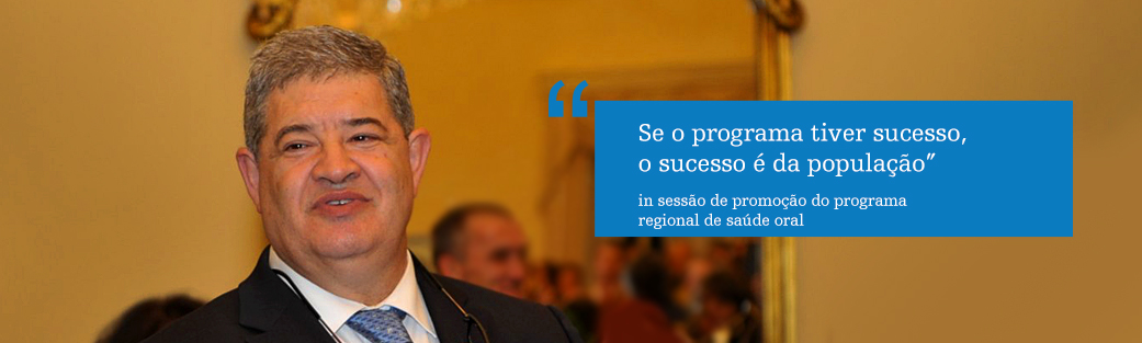 Se o programa tiver sucesso, o sucesso é da população.